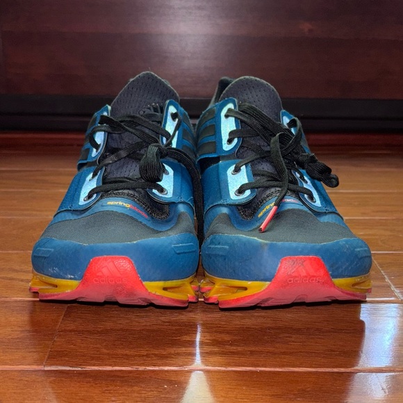 Adidas Springblade Men’s 11.5 GUC Hard to find color way Teal/Orange/Red - Picture 2 of 16